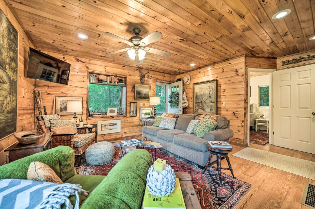 Highlands Cabin On Buck Creek About 8 Mi To Town! Exteriör bild