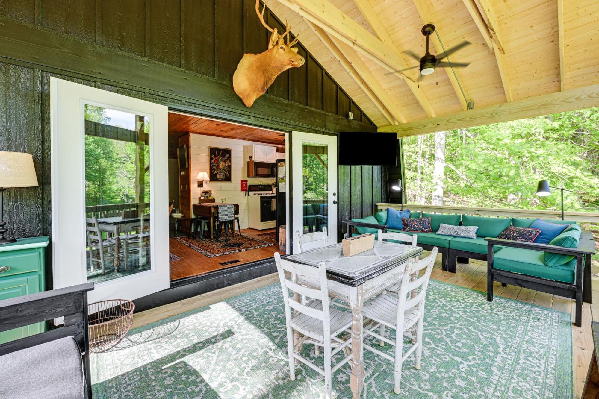 Highlands Cabin On Buck Creek About 8 Mi To Town! Exteriör bild