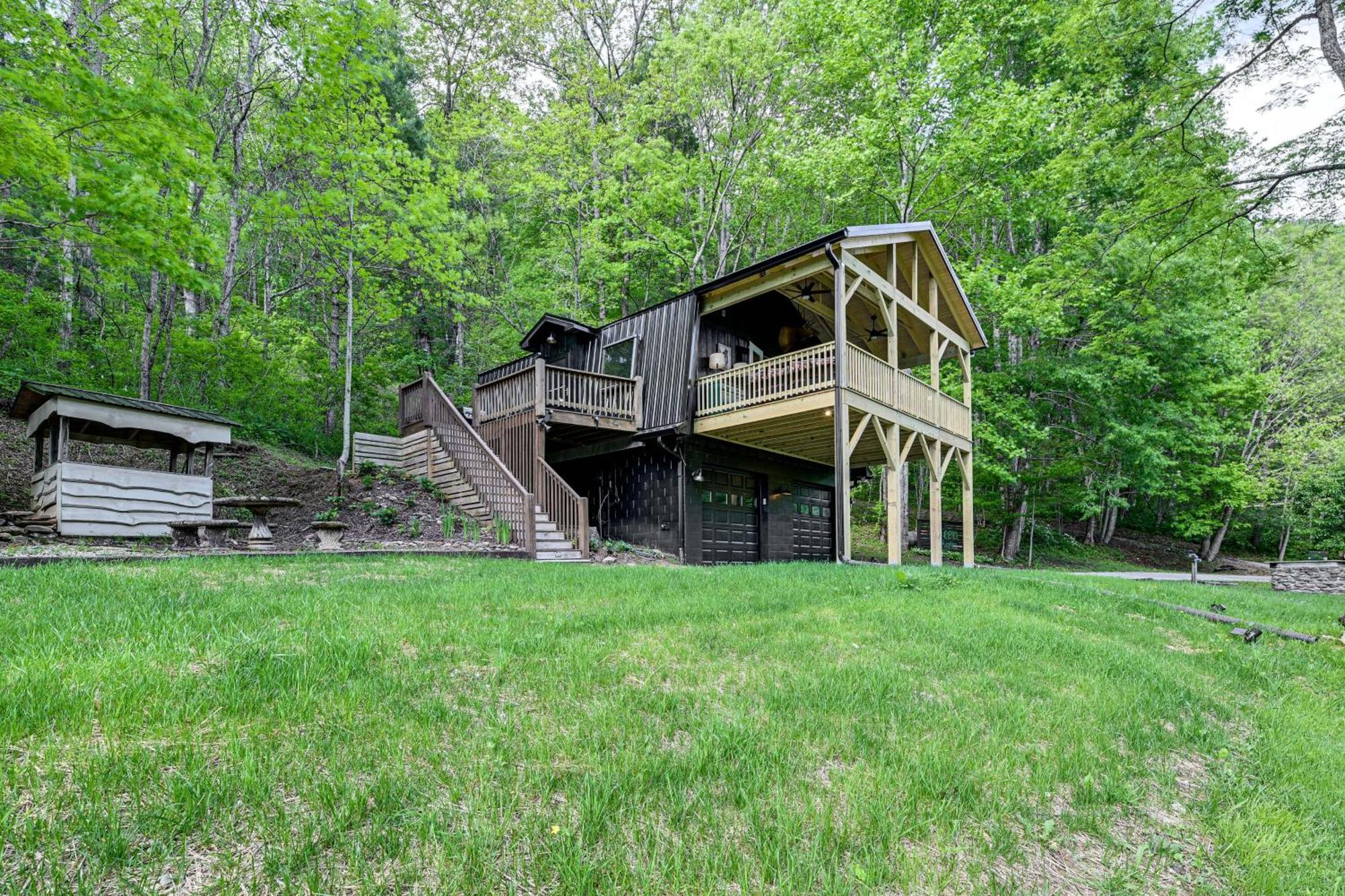 Highlands Cabin On Buck Creek About 8 Mi To Town! Exteriör bild