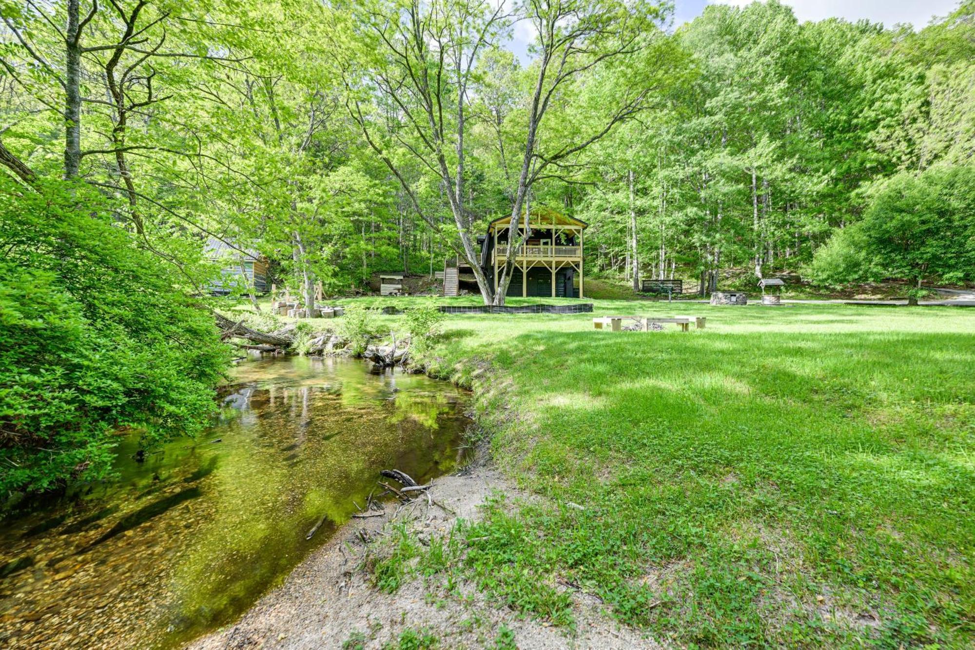 Highlands Cabin On Buck Creek About 8 Mi To Town! Exteriör bild
