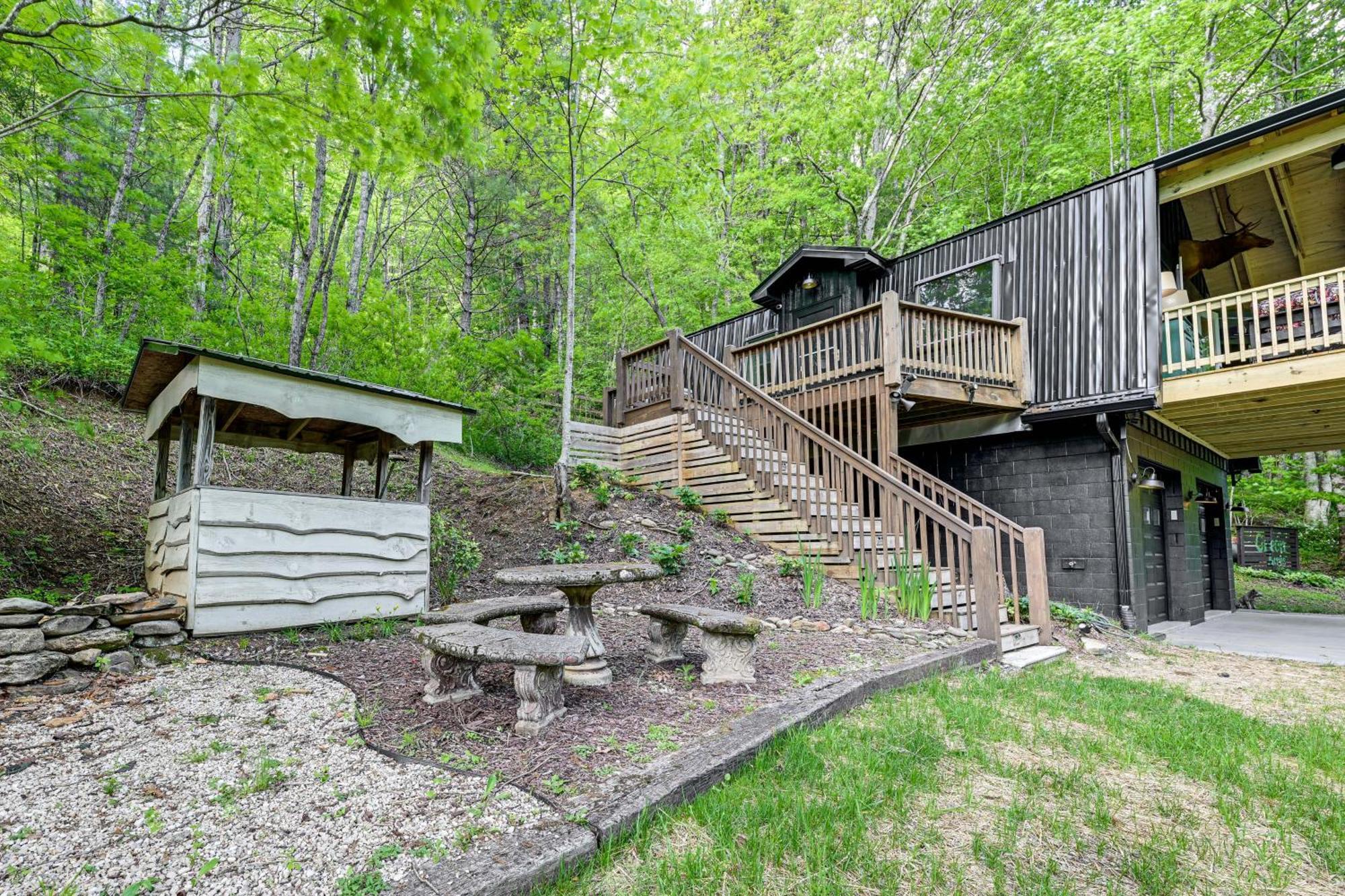 Highlands Cabin On Buck Creek About 8 Mi To Town! Exteriör bild
